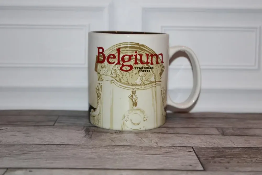 Starbucks Belgium Bruxelles Belgique Coffee Mug 16 oz Collector City Cup